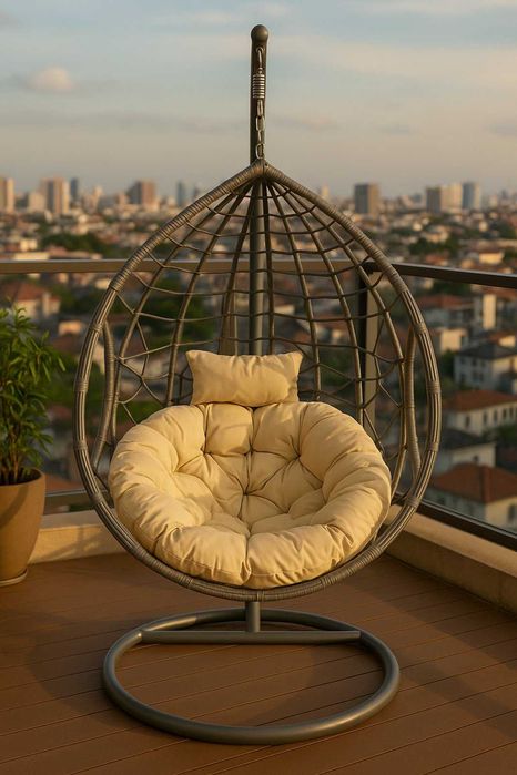 Люлка-градинска люлка -висяща, тип яйце-гнездо