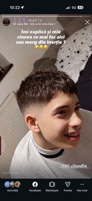 Frizer la domiciliu NON-STOP – Tuns acasă / Barber mobil