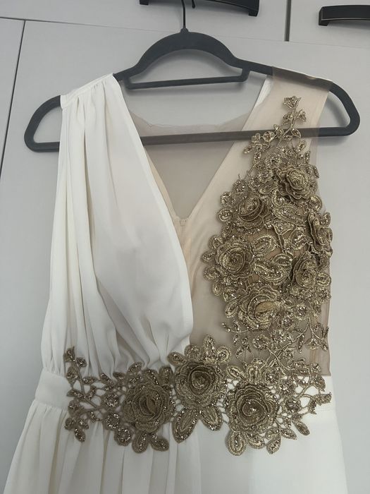 Salopeta albă BBY 18011