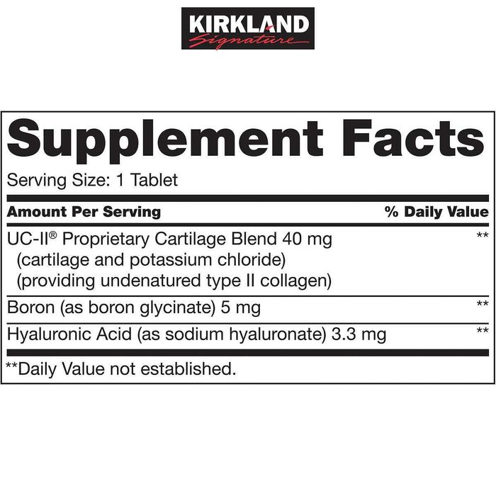 Коллаген 2 тип Kirkland Triple Action Joint Health Комплекс д/суставов