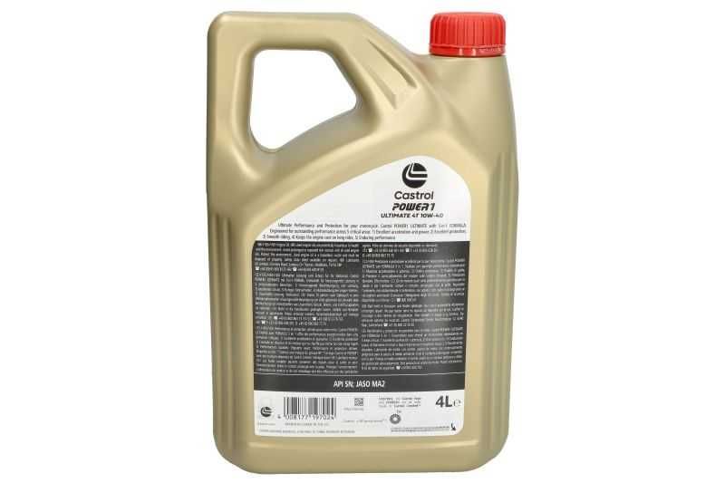 Двигателно масло за мотор CASTROL POWER 1 ULTIMATE 4T 10W40 4L