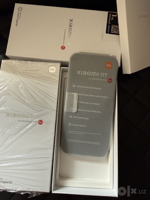 Xiaomi 17T 12+12/512gb