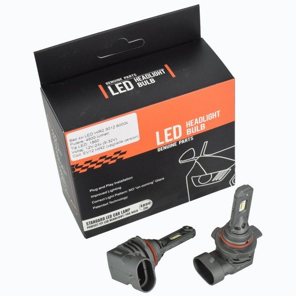 Bec cu LED HIR2 9012 6000k Putere