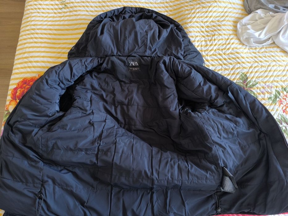 Оригинално Мъжко зимно Яке - Zara (XL размер и минато през химическо)