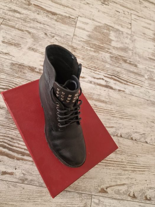 Ботильоны демисезонные кожа