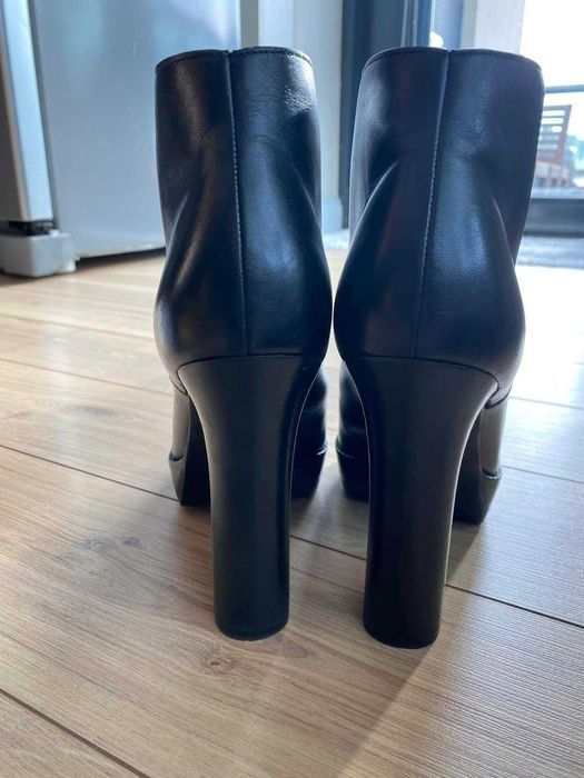 Botine negre de piele Michael Kors masura 8 M - 38,5