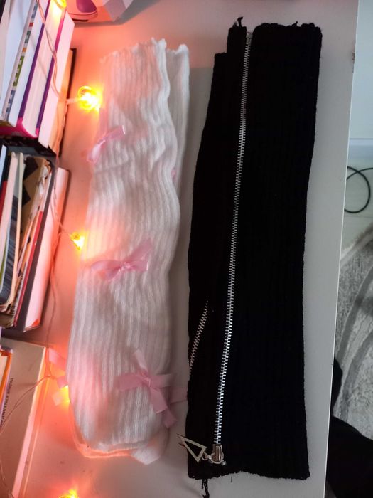 гетры черные и белые