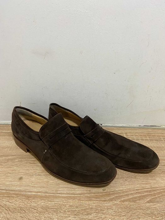 Pantofi piele maro Gazzarrini - Made in Italy Vero Cuoio - marime 45