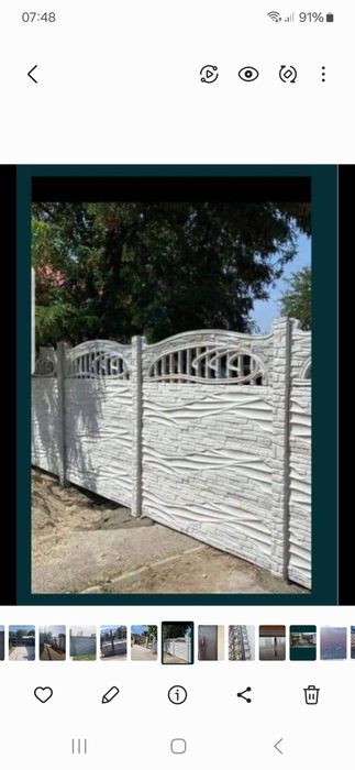 Placi de gard diferite modele la comanda,porți  orice model