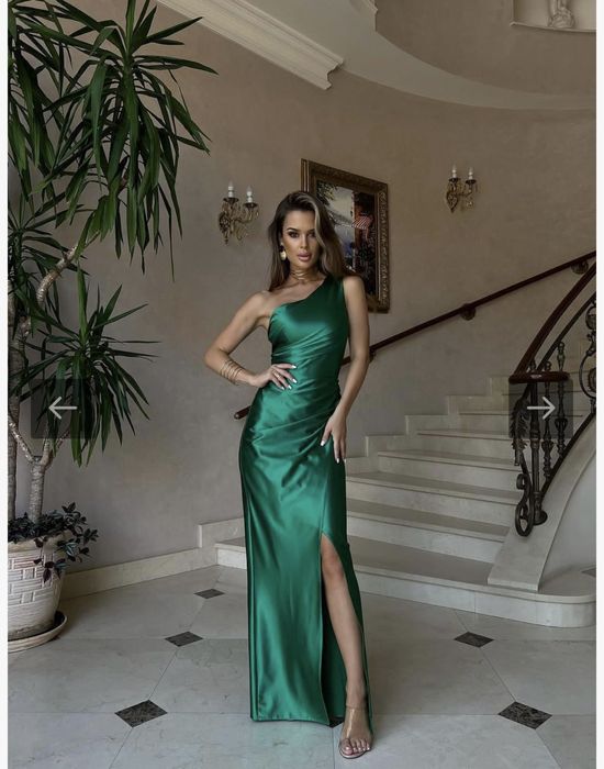 Бална рокля Глория в зелено XS