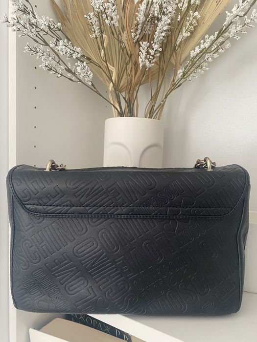 Кожена чанта Love Moschino