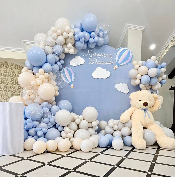 Оформление шарами медведь Тедди аниматоры оформления Ташкент медведь