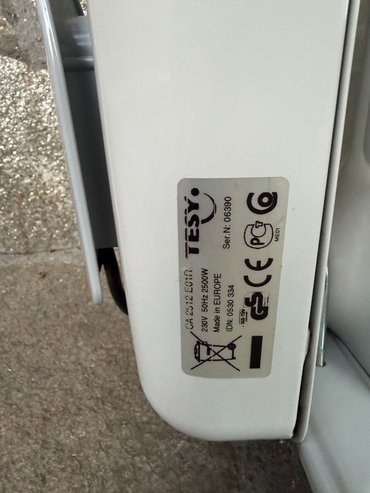 Маслен радиатор Tesy 2500W