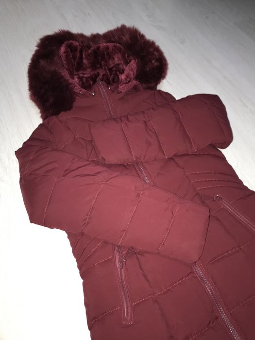 Geaca iarna glugă si blăniță detașabile