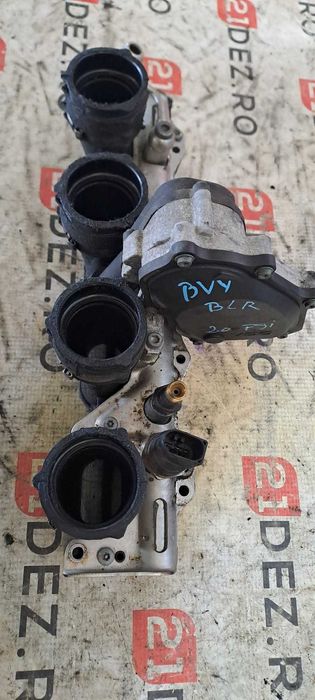 Galerie admisie cu clapete VW Audi Skoda Seat , 2.0 benzina FSI cod: 06D133317F motor: BLR , BVY