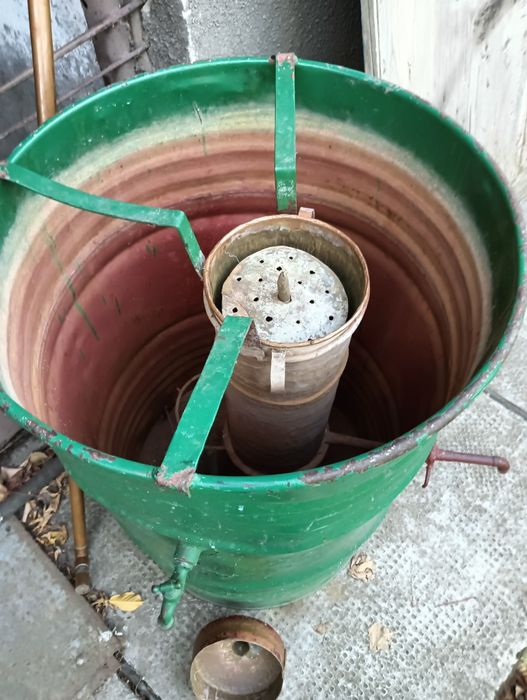 Cazan de cupru 110L - Butoi stejar 300L - Zdrobitor struguri