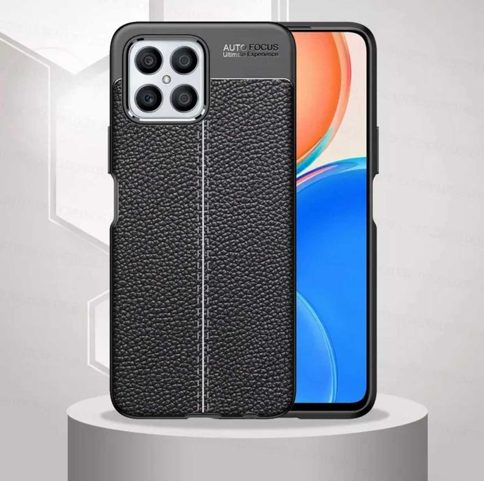 Husa Premium Antisoc model PIELE pentru Honor X7 4G, Honor X8 4G