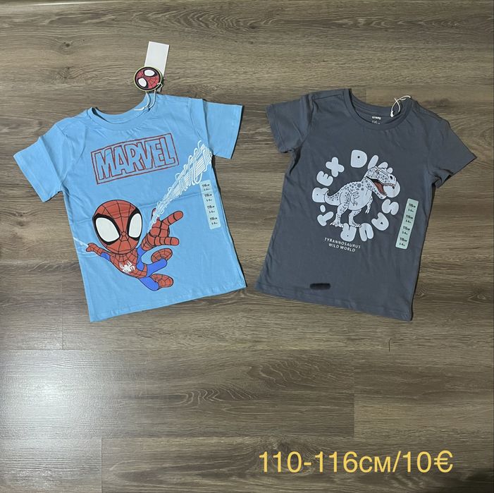 Нови блузи, комплекти, пижами за момче 116 см