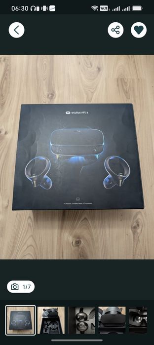 Vand Oculus rift s