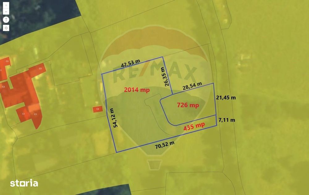 Proiect autorizat (AC) pentru constructia a 6 vile individuale P+M