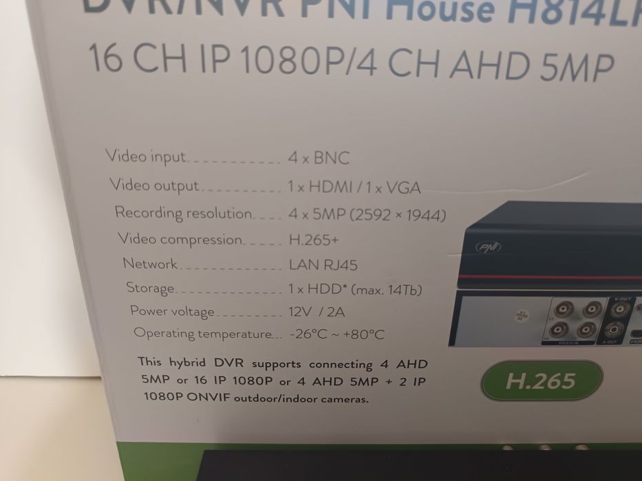 NVR  PNI House H814LR