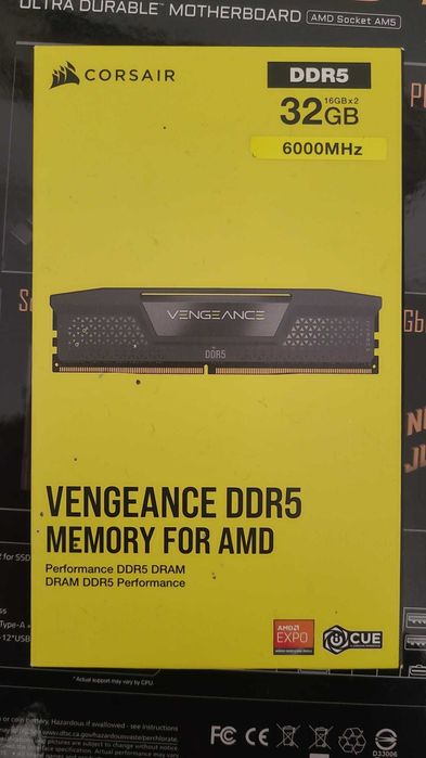 memorii ram corsair 32 gb 6000 mhz , cl 36 , noi , sigilate