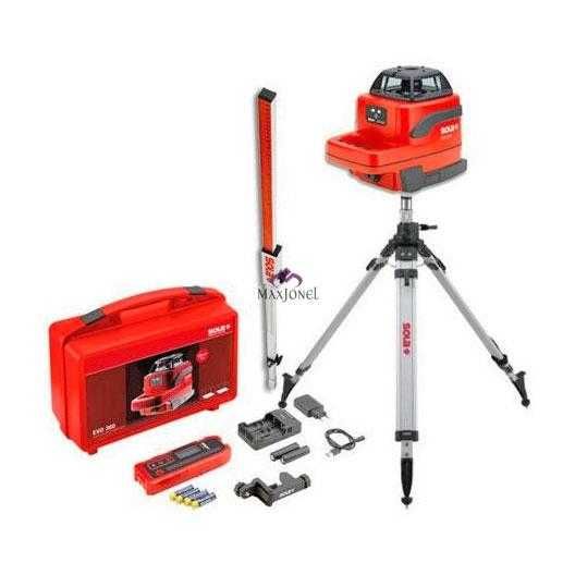 Set  nivela laser SOLA 360 EVO PROFESSIONAL 300m SLSETEVO360