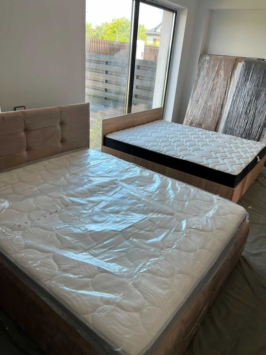 Vanzare Paturi latime 160 cm + Saltele DORMEO - Produsele Sunt NOI !