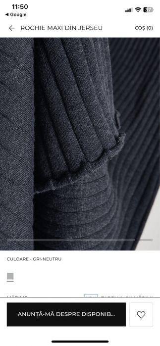 Rochie maxi din Jerseu, Reserved, S.