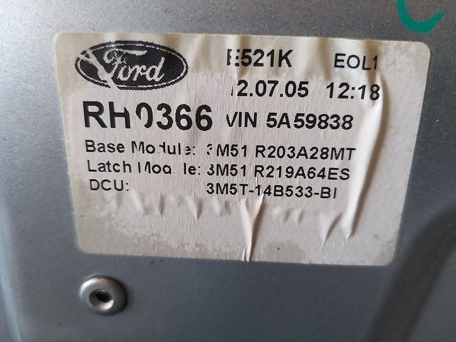 Macara geam electric dreapta fata ford c max 1 3m51r203a28mt 3m51r219a64es 3m5t14b533bi
