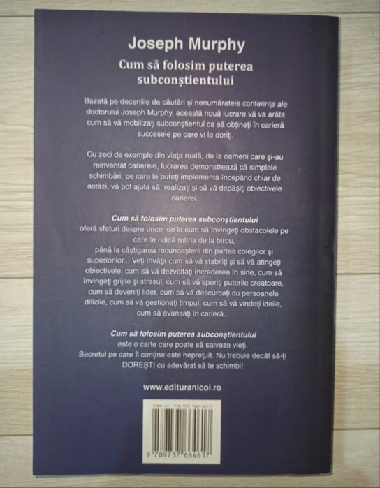 Cum sa folosim puterea subconstientului-Joseph Murphy