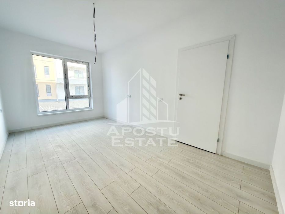 Apartament cu 2 camere 54 mp utili la parter finalizat la asfalt Giroc