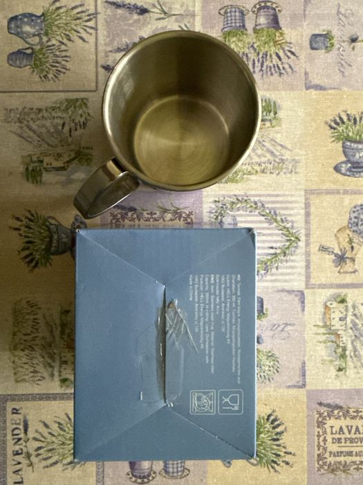 Cana metalica marca ICE COFEE