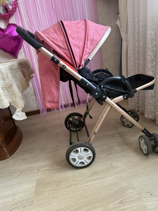 Коляска с 0+ Coballe перекидная ручка