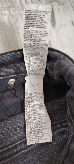 Дамск оригинални черни дънки PINKO SUSAN 5 POCKETS JEANS р-р S EUR28