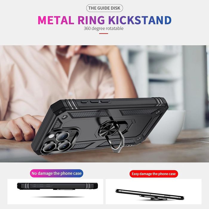 Удароустойчив Кейс RingCase за Apple iPhone 16 Pro - Супер защита