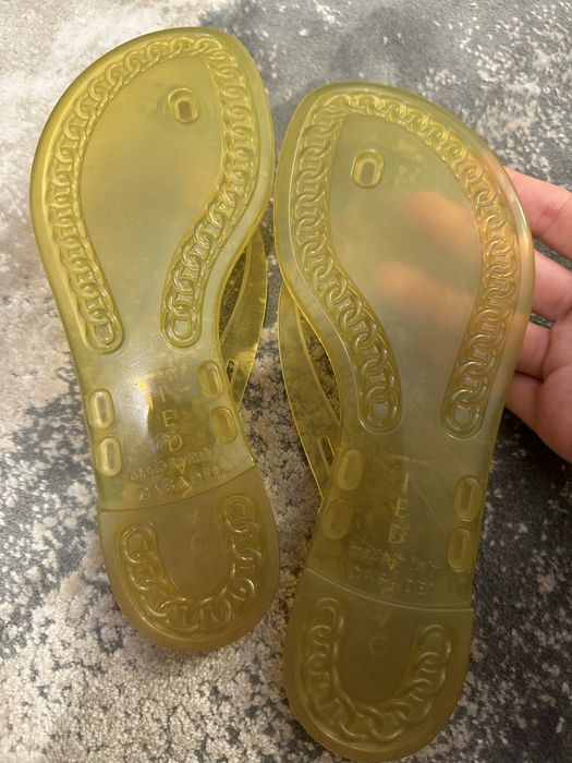 Оригинални чехли с камъни Casadei Jelly, 35