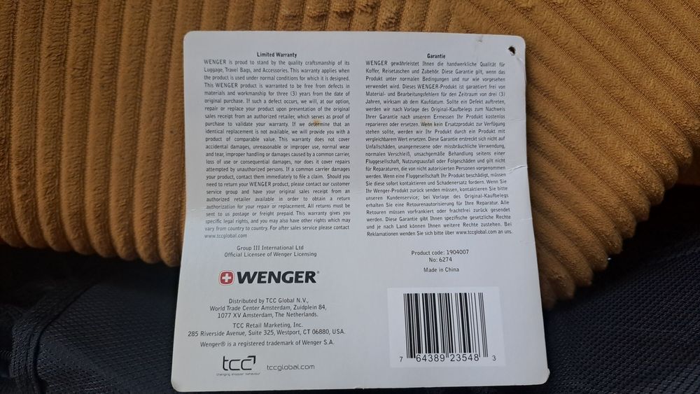 Чанта за рамо Wenger