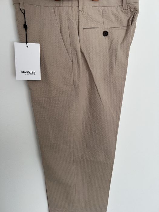 Pantaloni crem Selected Homme masura 50