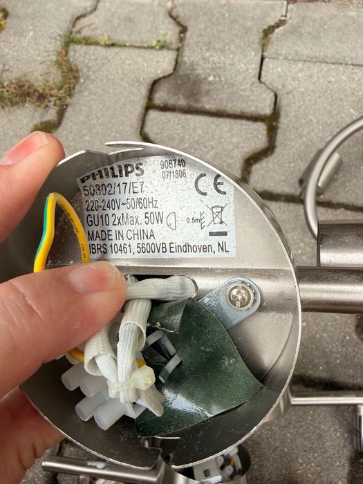 Осветителни тела спот Philips GU10 LED, silver