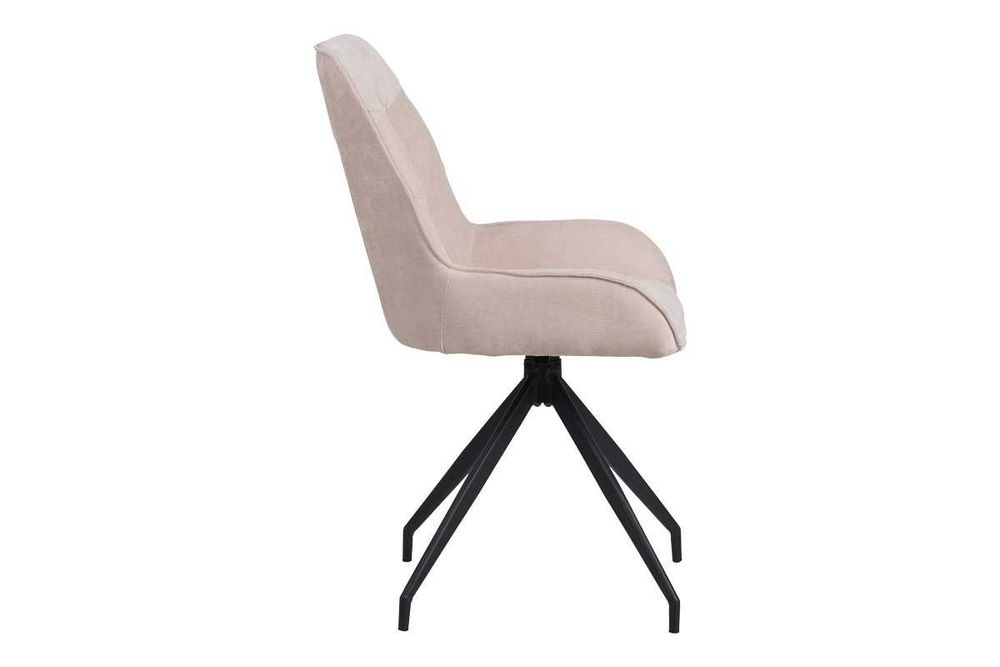 Стол Puzzle-home Kadeira, Метална основа, Текстил, 57.5х51х89см.