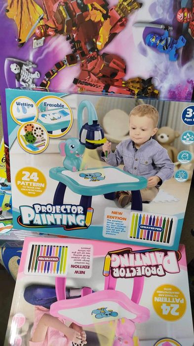 Детска масичка за рисуване с проектор