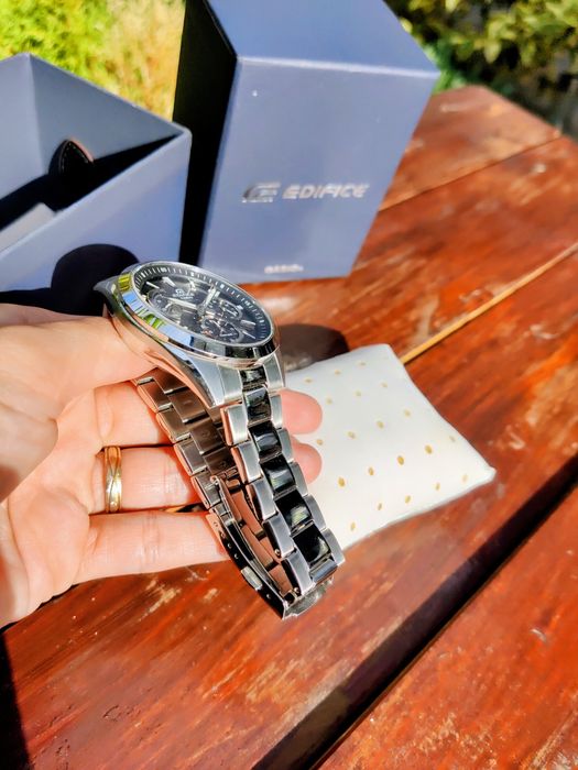 Ceas Casio Edifice Solar EFS-S530 + curea piele