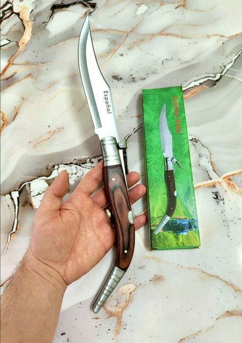 Briceag Spaniol 38CM , Maner Lemn , Criket Spaniol , nou