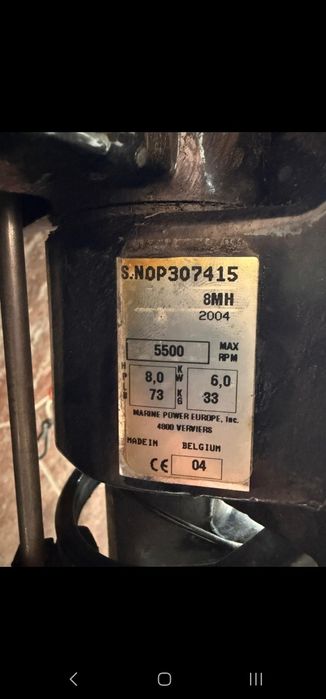 Motor barcă Mercury 8CP,2T,