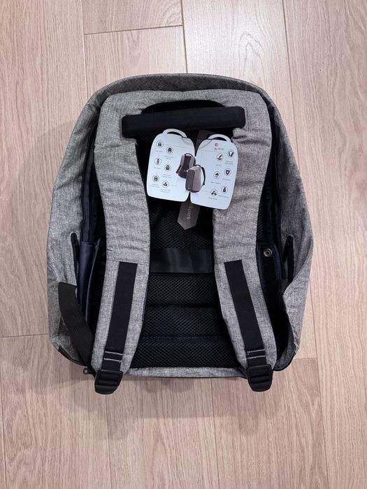 Rucsac XD Design Antifurt 16L, Laptop 15.6", Impermeabil, Gri - Nou