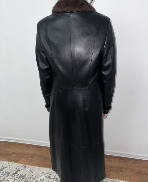 Плащ натуральная кожа