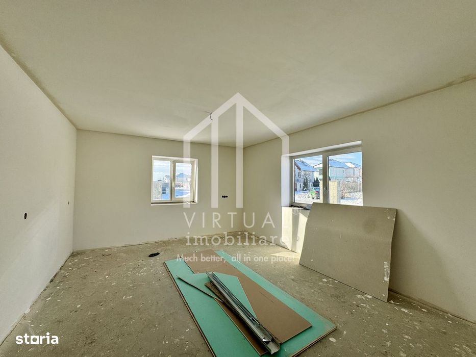 Casa cu 4 camere, 126mp utili, 200mp teren, toate utilitatile