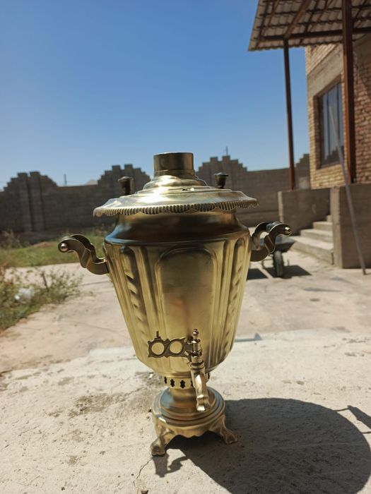 Самавар латунный