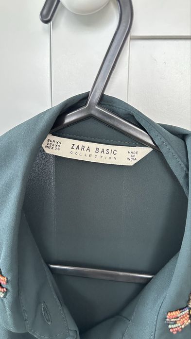 Тъмнозелена риза Zara